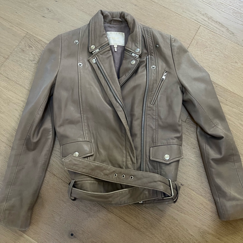 Maje Leather Jacket